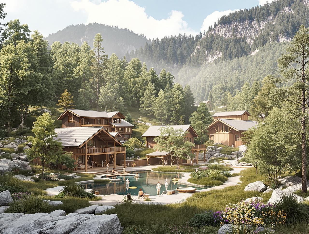 速报：首座森林温泉度假村获批建设